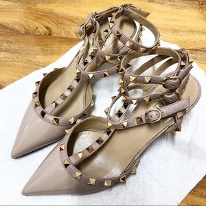 Valentino Rockstud Pump Poudre 37.5